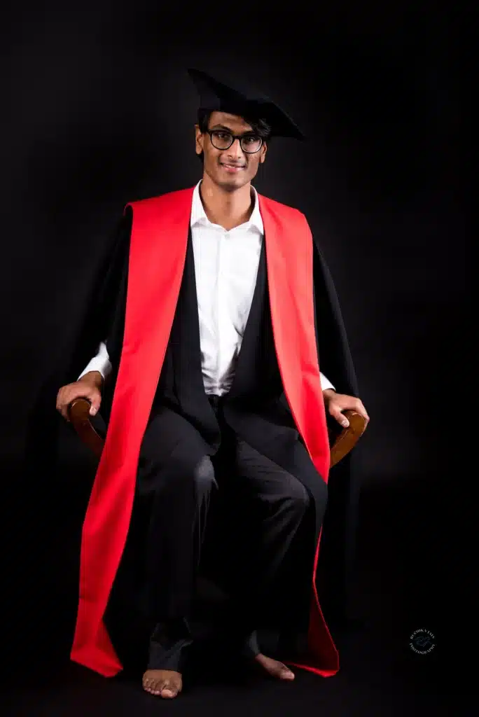 Group shots taken during professional graduation photography sessions